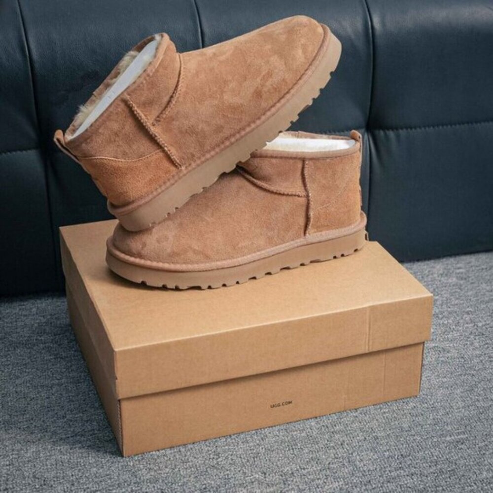 UGG Tan Ankle Boots - Picture 2 of 6